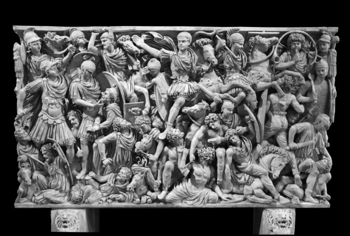 Ludovisi battle sarcophagus ap art history