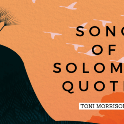 Song of solomon quotes toni morrison