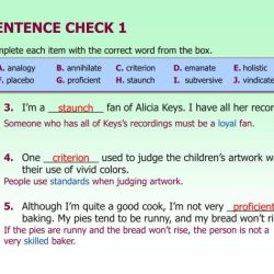 Chapter 3 sentence check 2 answer key