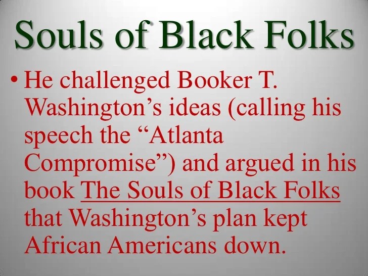 Booker t washington and web dubois venn diagram