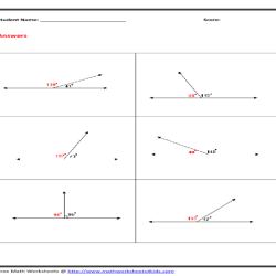 Angle pair relationships with parallel lines worksheet answer key